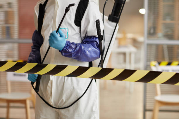 Professional Biohazard Cleanup technician working in Adams, WI